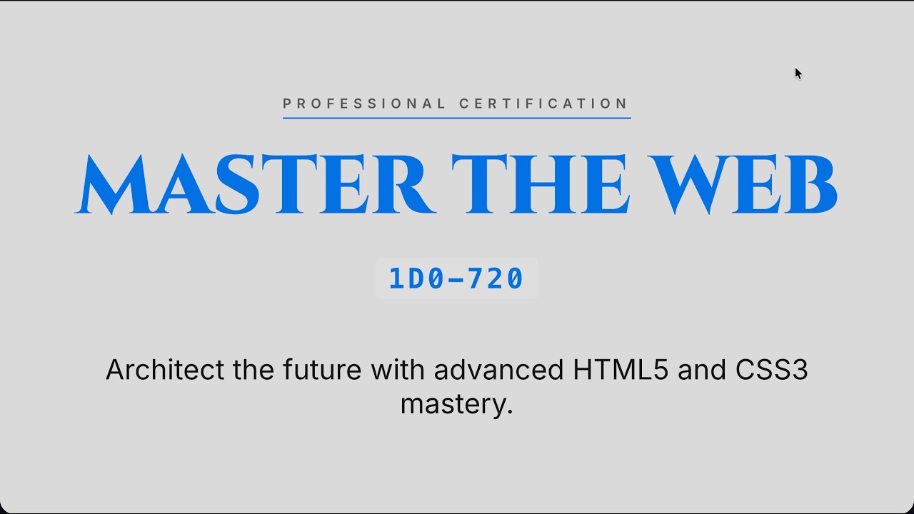 What Designers Need to Know about HTML5 and CSS3