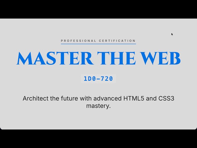 What Designers Need to Know about HTML5 and CSS3