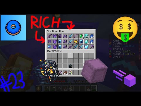 SPoBodos - RICH BASE RAID on the Donut SMP WITH VIEWER (cheating on Donut SMP #23) - Meteor Client