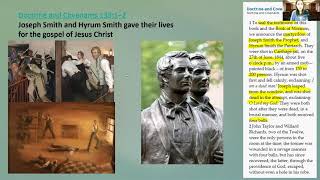 Doctrine and Covenants 135–136 He “Has Sealed His Mission and His Works with His Own Blood”