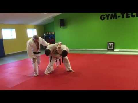 後の先の形 Go no sen no kata Kosoto Gake countered by Tai Otoshi practice