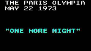 Can - One more night [LIVE]