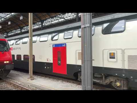 IR27 nach Luzern abfahrt in Basel