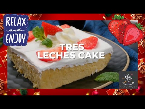 🌵 Southwest-Inspired Tres Leches Cake Recipe | Relaxing Holiday Dessert ✨