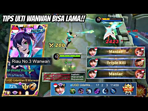 TIPS ULTIMATE WANWAN BISA LAMA AUTO PANEN KILL MANIAC & SAVAGE!