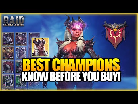 The BEST Epic Champions In Each Faction! Raid Shadow Legends Ft. LeilaFox