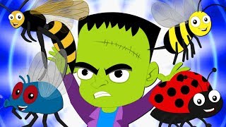 Shoo Fly Don't Bother Me | Nursery Rhymes | Scary Rhyme For Kids By Booya