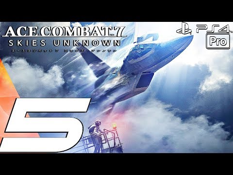 ACE COMBAT 7 - Gameplay Walkthrough Part 5 - Mission 16, 17 (PS4 PRO)