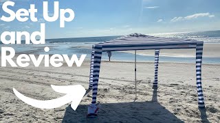 Cool Cabana Beach Shelter Set Up and Review.