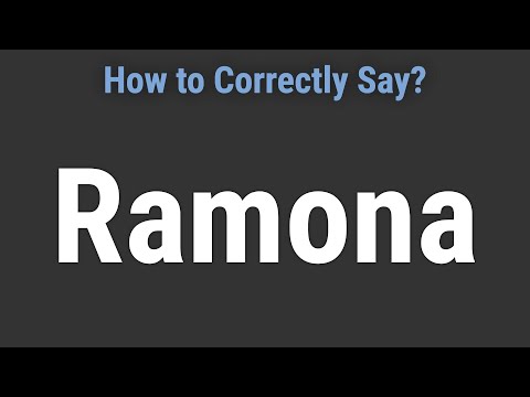 How to Pronounce Name Ramona (Correctly!)