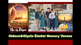 #EasterSundayCelebration #MemoryVerses #FamilyPhotos #ChristArose #RejoiceInTheLord 💖🙏💝
