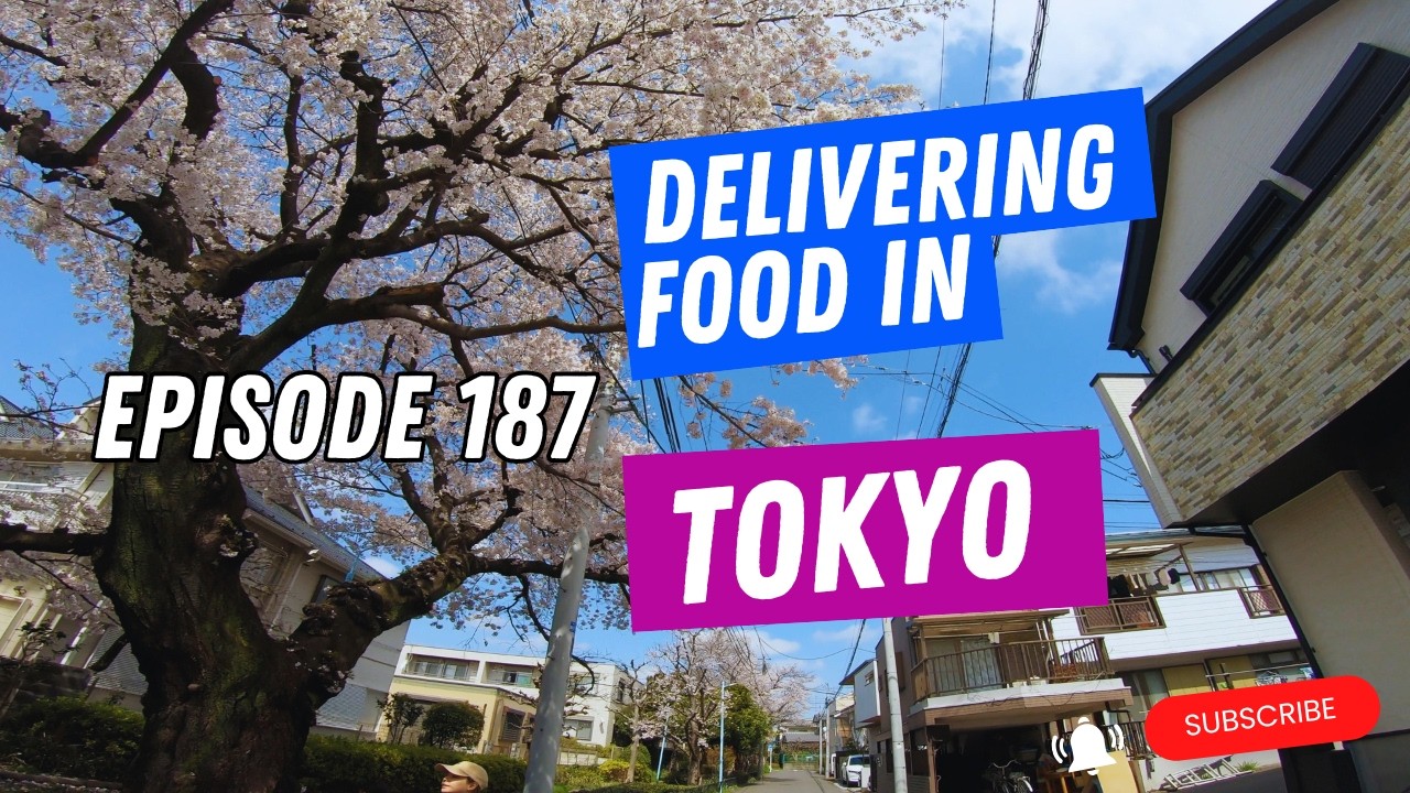 Sakura Season Deliveries Through Tokyo’s Narrowest Streets 🌸🚴‍♂️ TOKYO RIDE ALONG EP.187