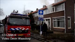 preview picture of video 'Woningbrand op de Vrouwenpolderstraat in Sassenheim'
