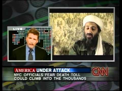 CNN 9/11 LIVE TV Coverage 9:45 P.M - 10:00 P.M