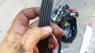 How to remove power steering belt and serpentine belt on Acura Tl