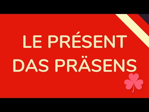 Le PRÉSENT FRANZÖSISCH / Das PRÄSENS Französisch (animiert) 🇩🇪