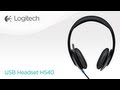Накладные наушники Logitech H540 Black проводные с микрофоном 6