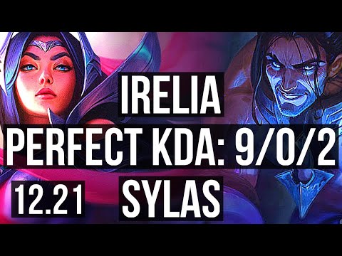 IRELIA vs SYLAS (MID) | 9/0/2, 72% winrate, Legendary | EUW Master | 12.21