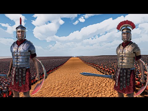 1 MILLION ROMAN SOLDIERS vs 250.000 ROMAN GENERALS - Ultimate Epic Battle Simulator 2 UEBS 2