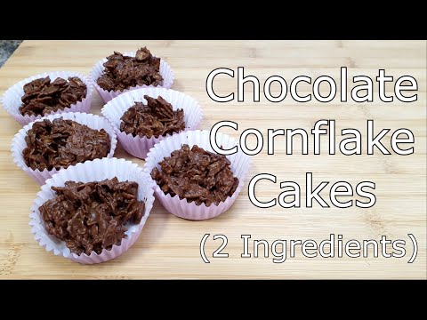 How to make Chocolate Cornflake Cakes (using only 2 ingredients)