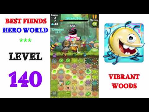 Best Fiends Hero Level 140 - Walkthrough
