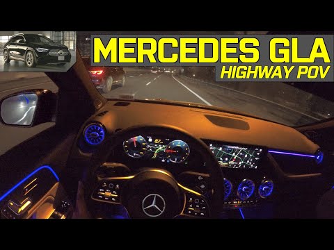 2021 MERCEDES-BENZ GLA 250 Highway POV Drive w/ Handling Test