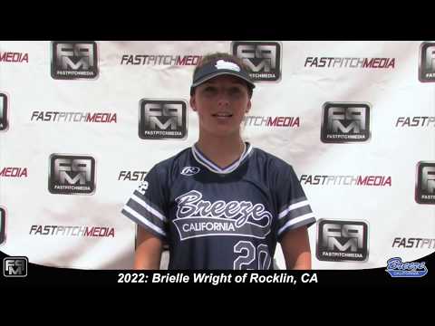 2022 Brielle Wright Committed Princeton Left Handed Pitcher and First Base Softball Skills Video