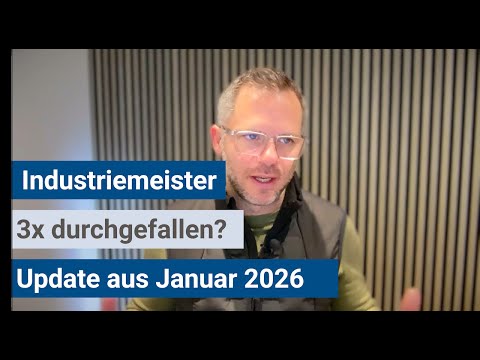 3 mal durch die Prüfung gefallen | Industriemeister IHK