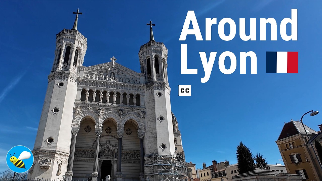 4K Around Lyon, France || Exploring France's 3rd city, including the UNESCO World Heritage Site