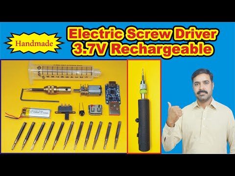 how to make cordless screwdriver 3.6v