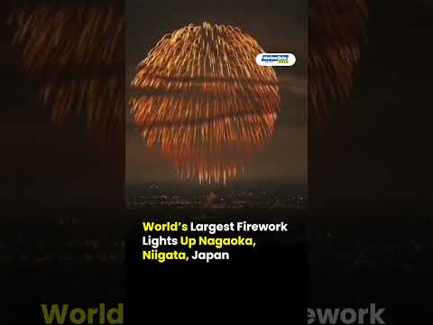 World’s Largest Firework Lights Up Nagaoka, Niigata, Japan