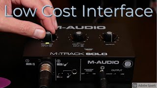 Video thumbnail for M-Audio M-Track Solo - Unbox and Workout by Your Home Recording Studio