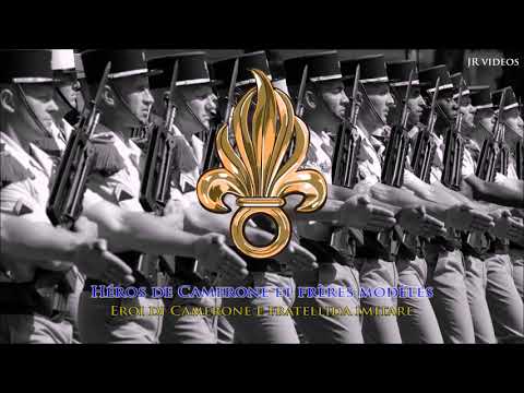 Marcia della Legione Straniera (FR/IT testo) - March of the French Foreign Legion (Italian)