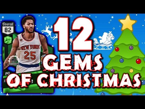 NBA 2K17 MyTEAM - THE 12 GEMS OF CHRISTMAS!! #6 - MVP Derrick Rose in NBA 2K17??