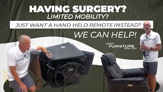How do I Replace my Button Control Panel with a Handheld Remote on my Power Recliner