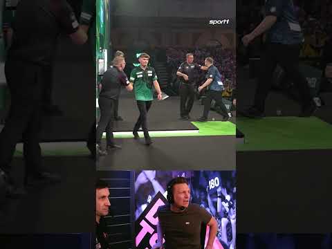 Ausraster schockiert auch die Kommentatoren #shorts #dartswm #darts #allypally #menzies #pdc