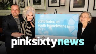 CYNDI LAUPER LAUNCHES HOMELESS YOUTH INDEX