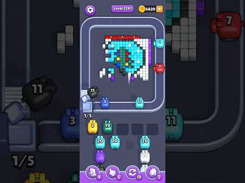 Pixel Flow Level 2241 Walkthrough