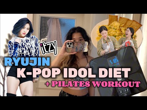 [K-POP IDOL DIET VLOG] I tried ITZY RYUJIN Diet for 5 Days + Pilates Workout & Ryujin Recipes