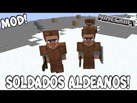 HelldogMadness -  THE FIGHTING VILLAGERS!  Minecraft 1.19.2 MOD VILLAGER RECRUITS!