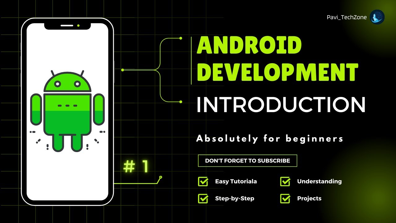 Android Development Tutorial for Beginners - 01 - Introduction   #androiddevelopment