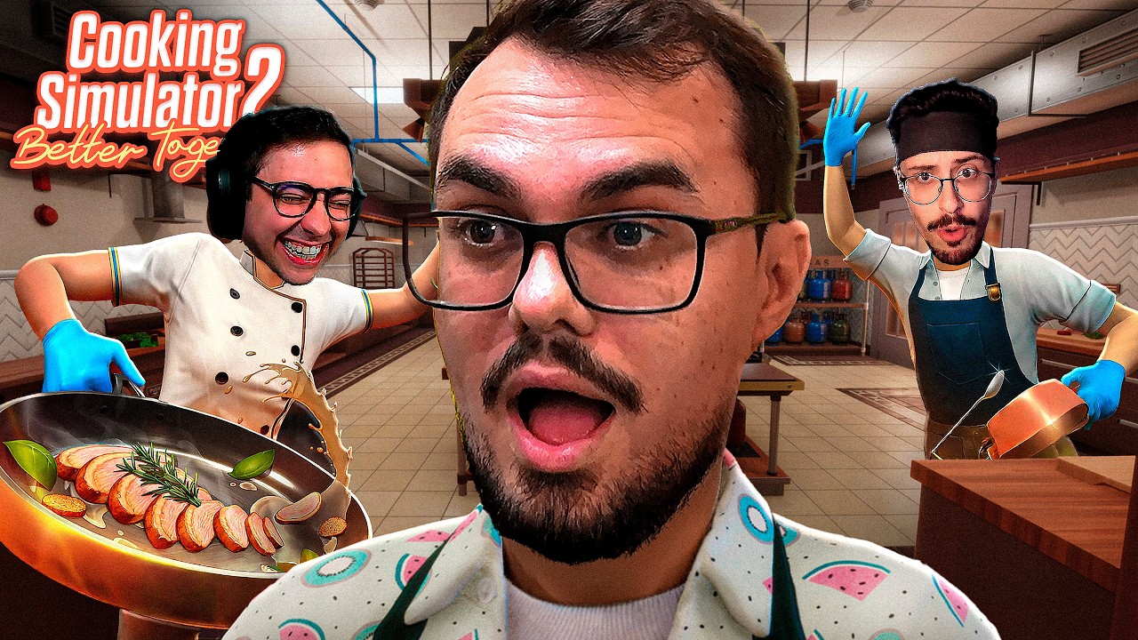 ABRIMOS UM RESTAURANTE - Cooking Simulator 2 Better Together mp4