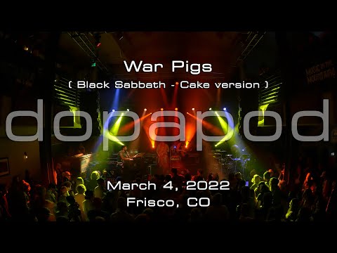 Dopapod | War Pigs | (Black Sabbath) | (Cake version) | 2022-03-04 | Frisco, CO | [4K]