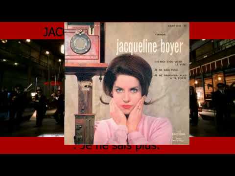 JACQUELINE BOYER 1964 : Je ne sais plus,  Kill Bill 2001.