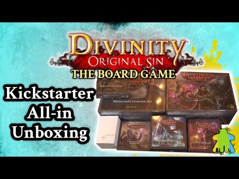 Divinity Original Sin: The Board Game All-In Unboxing