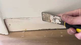 How to attach baseboard molding without nails or brads