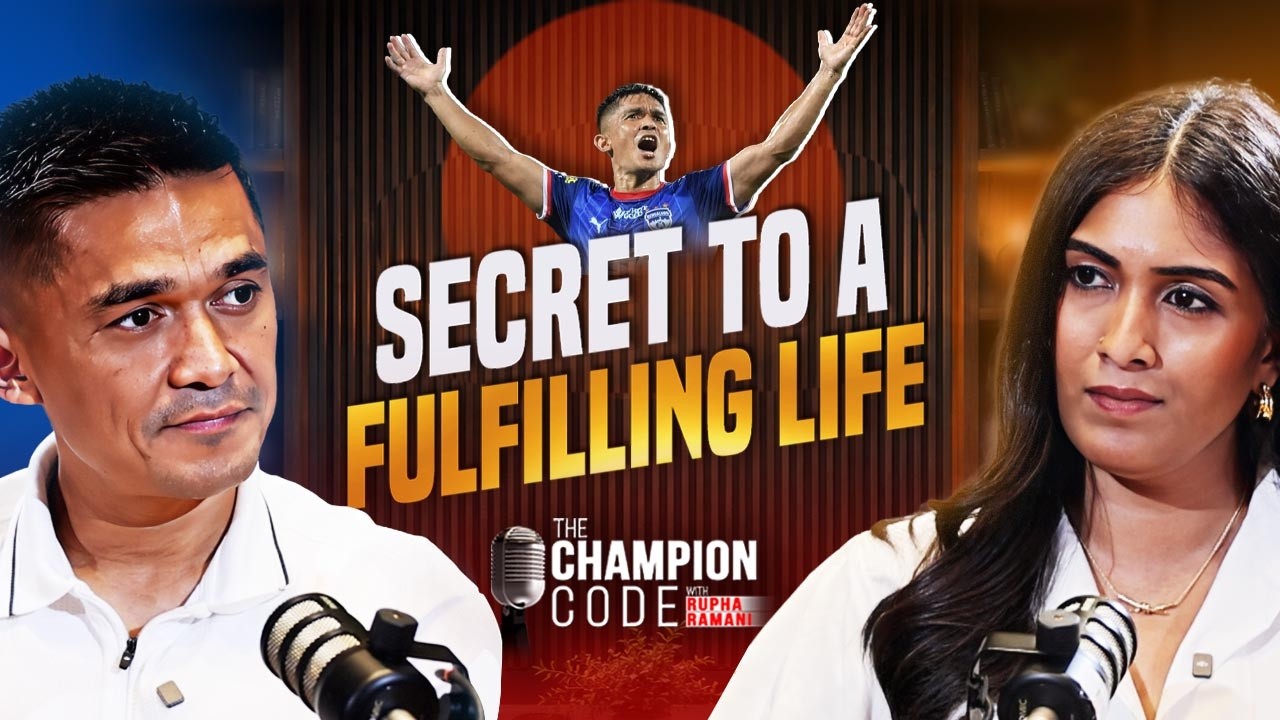 Sunil Chhetri's Life Lesson: Have Something To Look Forward To |The Champions Code With Rupha Ramani