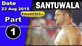 (1) Santu Wala (Ferozepur) Kabaddi Tournament 23 Aug 2015
