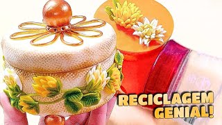 RECICLE POTES COM APLIQUES E CRIE LINDOS UTILITÁRIOS EM BISCUIT.