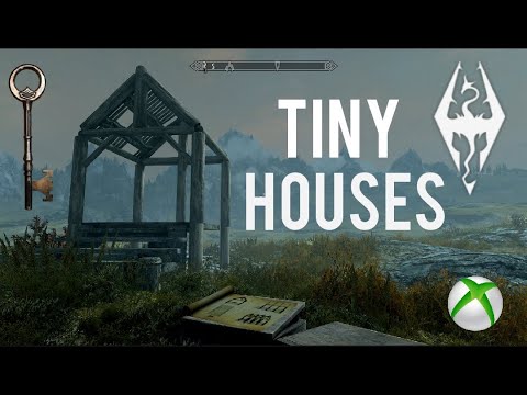 SKYRIM Tiny Houses BUILDABLE Hearthfire Home Craftmanship Mod 🏠 XBOX Load Order 2022